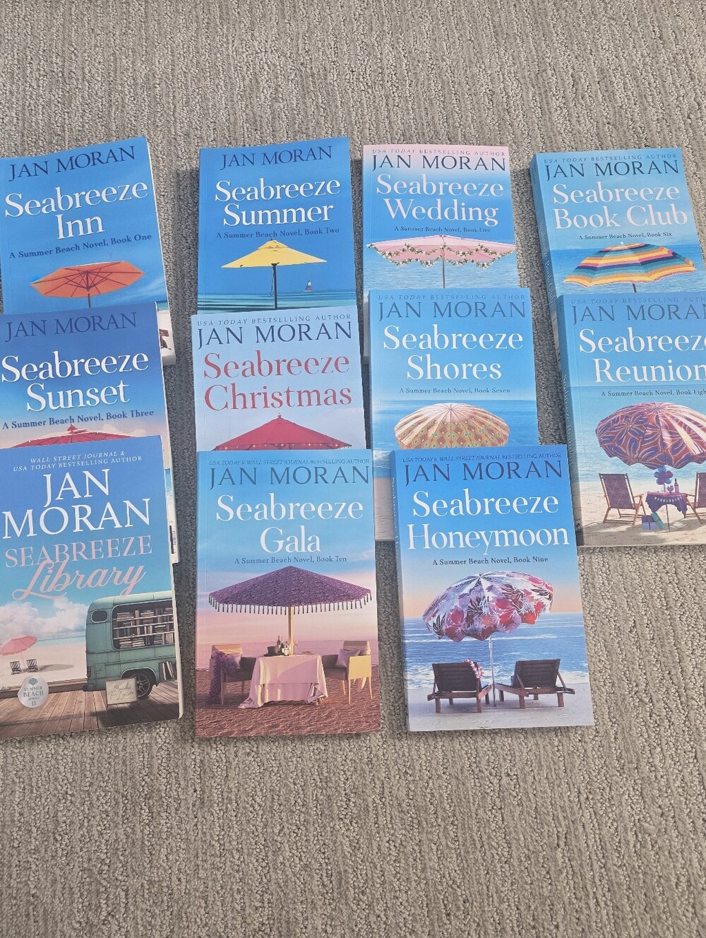 Seabreeze Collection 11 Books -  Beach-Themed Paperback Novels (Set) Jan Moran